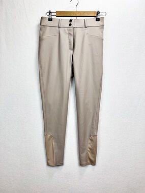Le Mieux Isabelle Knee Grip Breeches Almond Size 8 Equestrian
